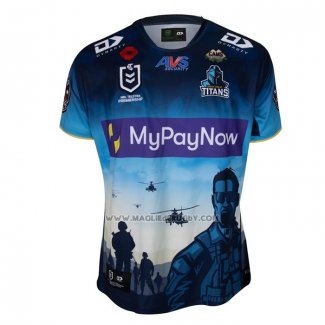 Maglia Gold coast titans Rugby 2023 Indigeno